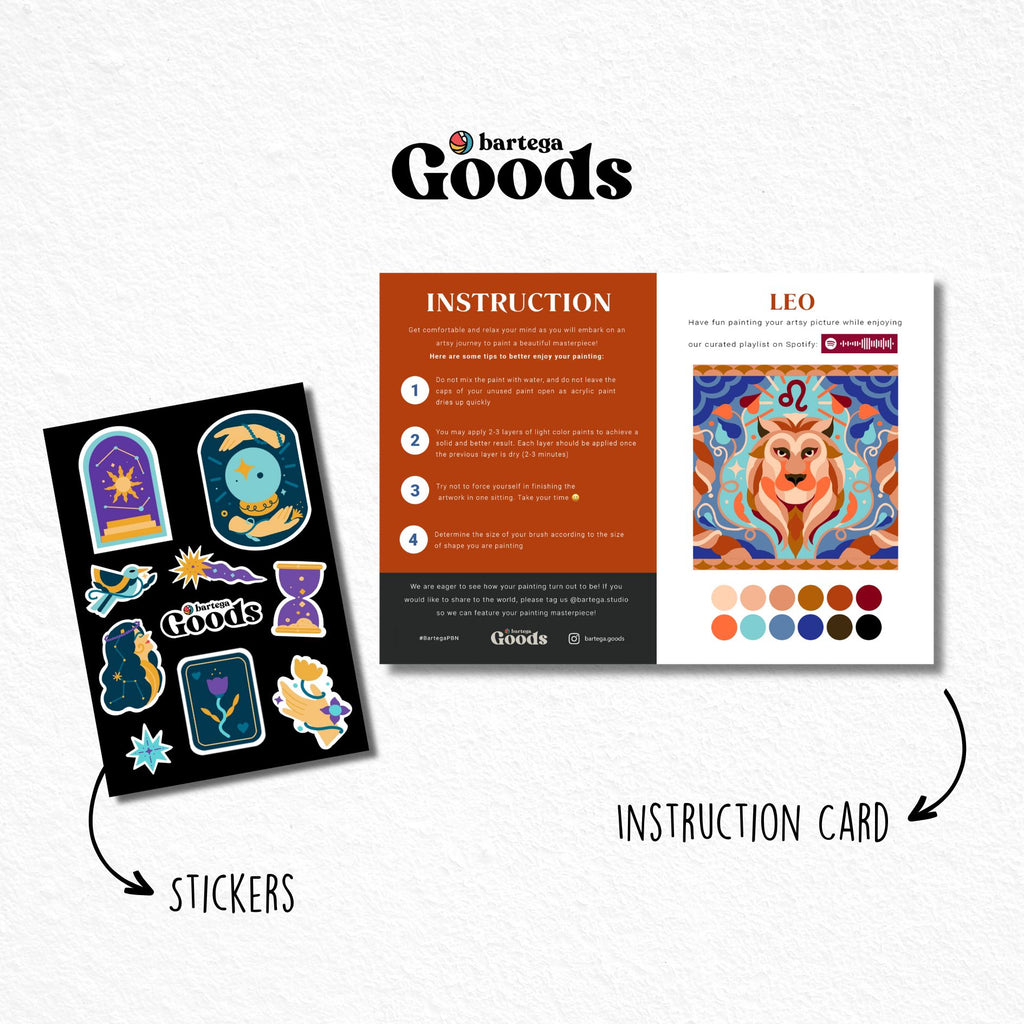 Paint By Number - Zodiac - Leo