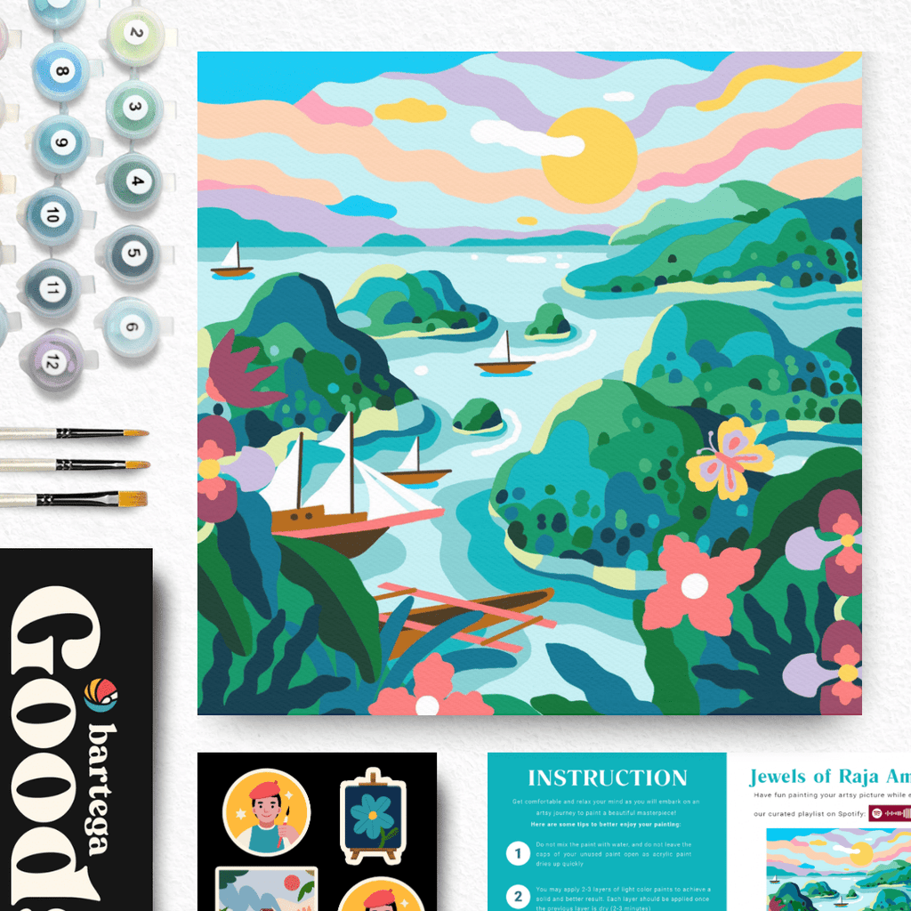 Paint By Number - Jewels of Raja Ampat