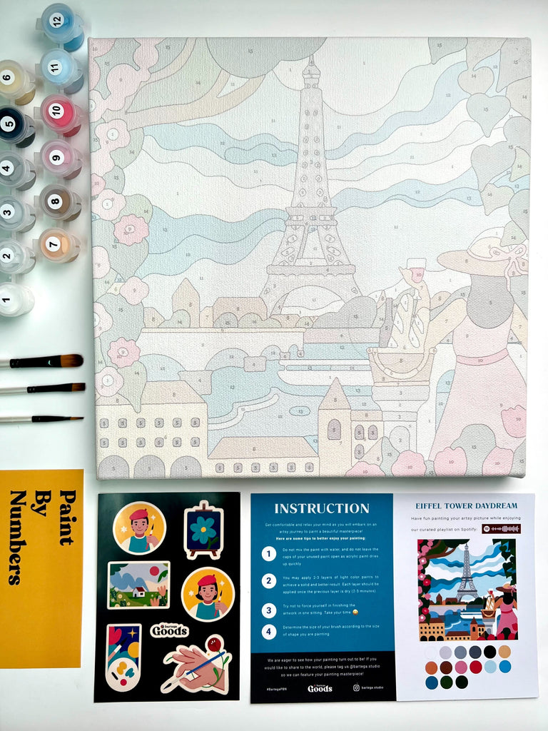 Paint By Number - Eiffel Tower Daydream