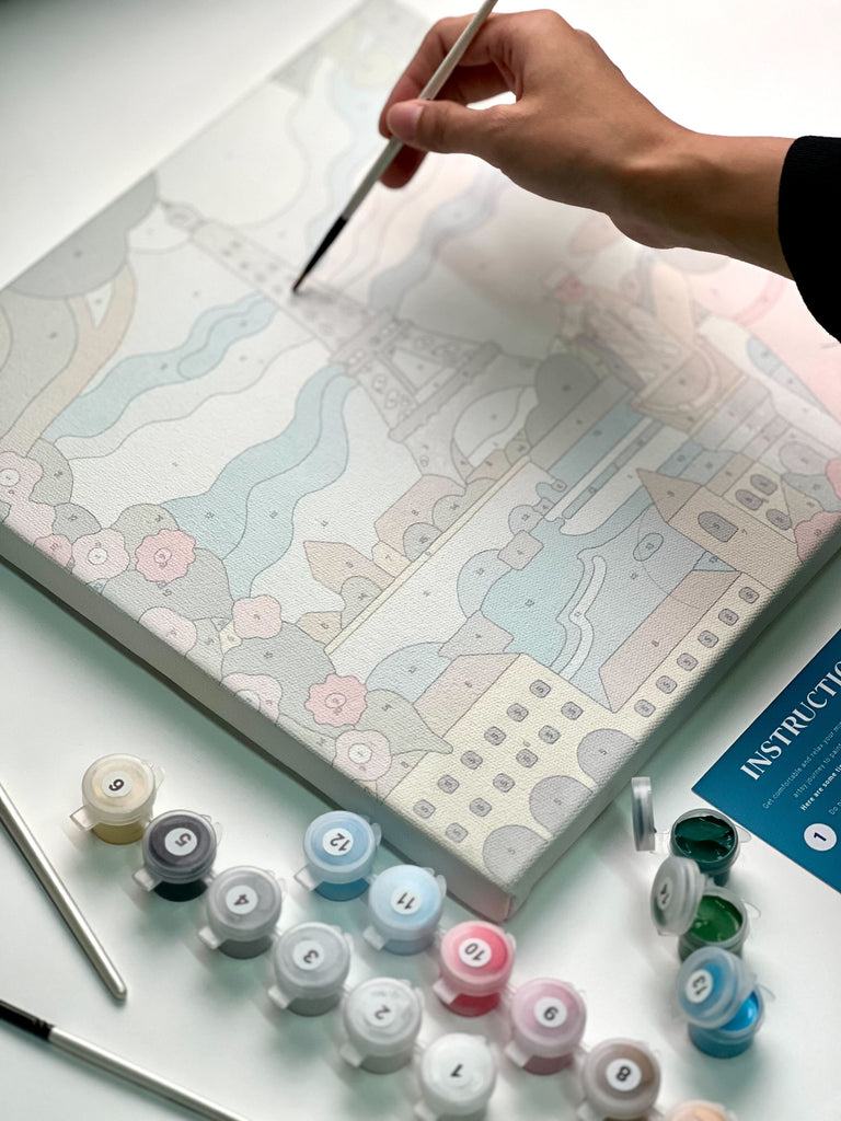 Paint By Number - Eiffel Tower Daydream