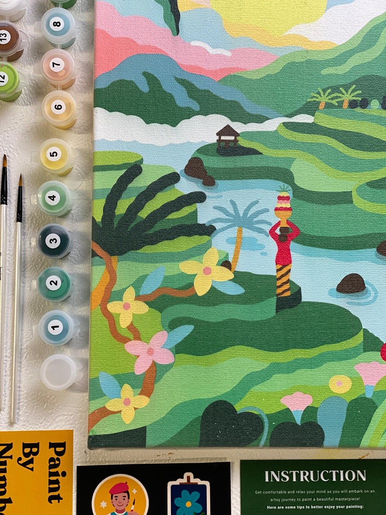Paint By Number - Lovely day in Ubud