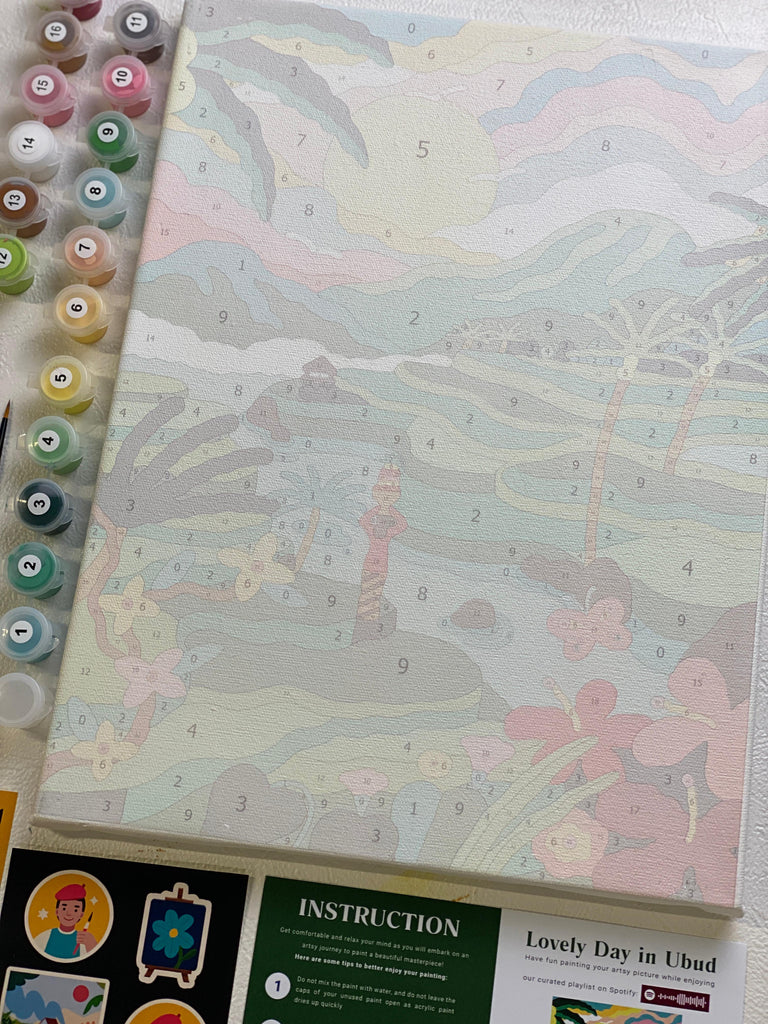 Paint By Number - Lovely day in Ubud