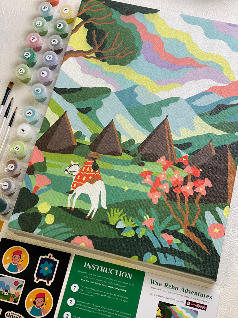 Paint By Number - Wae Rebo Adventures