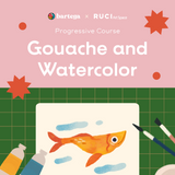 PROGRESSIVE COURSE - GOUACHE & WATERCOLOR