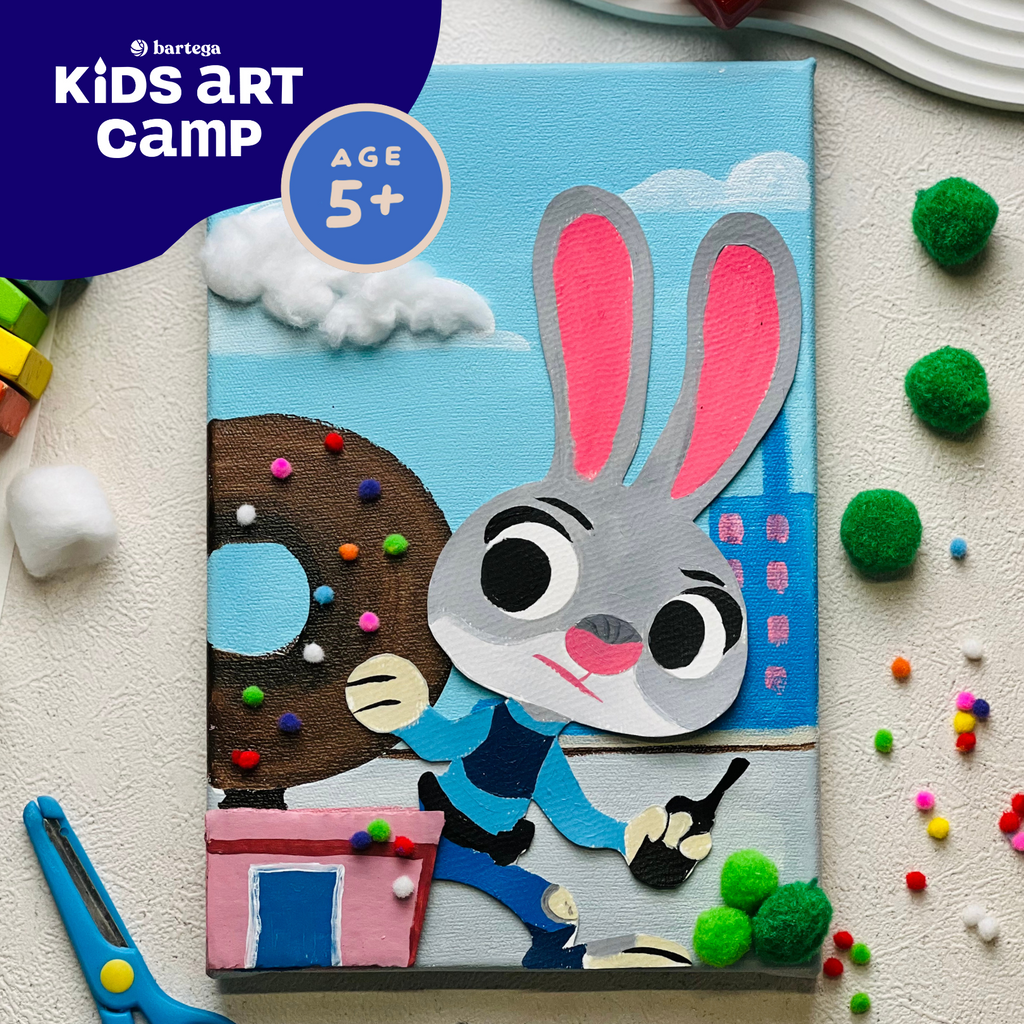 KIDS ART CAMP - THE BUNNY POLICE (Monday 30 December 2024 - 2.00 PM)