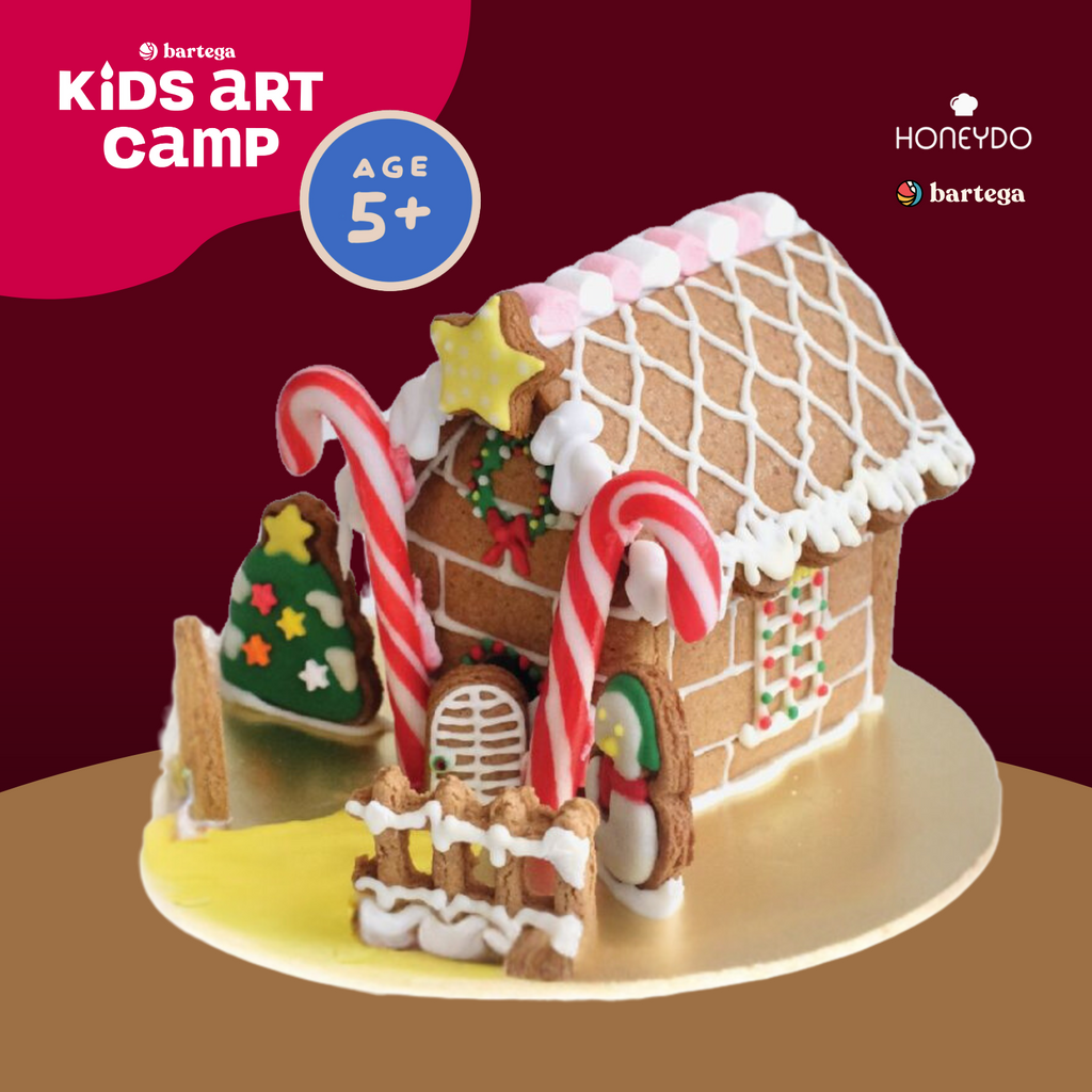 KIDS ART CAMP - BUILD YOUR OWN GINGERBREAD HOUSE (Tuesday 24 December 2024 - 10.00 AM)