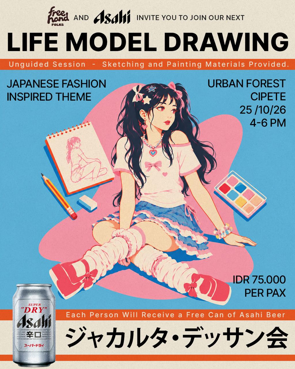 LIFE DRAWING SESSIONS (Sunday 25 October 2026 - 4.00 PM)